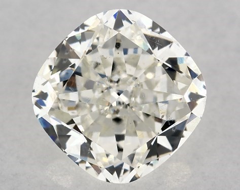 GIA 1.50 Carat J-SI1 Ideal Cut Cushion Modified Diamond
